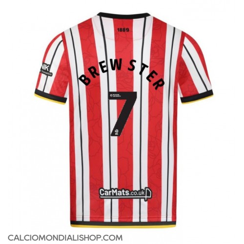 Maglie da calcio Sheffield United Rhian Brewster #7 Prima Maglia 2024-25 Manica Corta